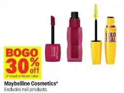 Meijer Maybelline Cosmetics offer
