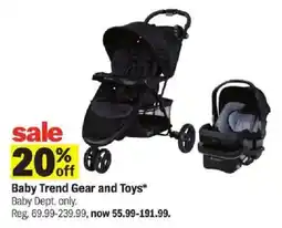 Meijer Baby Trend Gear and Toys offer