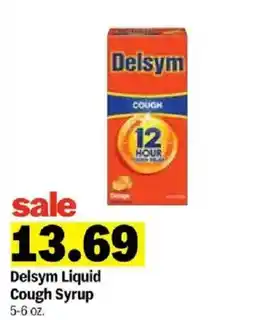 Meijer Delsym Liquid Cough Syrup offer