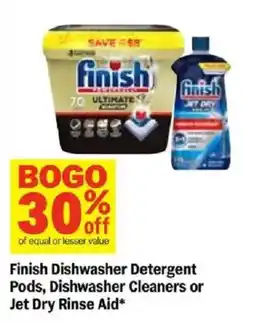 Meijer Finish Dishwasher Detergent Pods, Dishwasher Cleaners or Jet Dry Rinse Aid offer