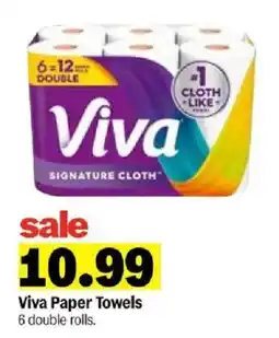 Meijer Viva Paper Towels offer