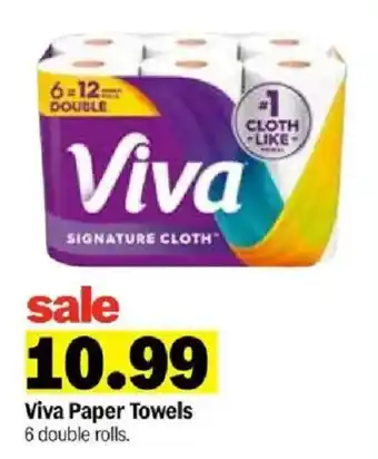 Meijer Viva Paper Towels offer