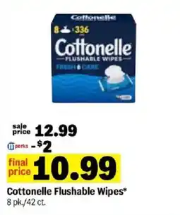 Meijer Cottonelle Flushable Wipes offer