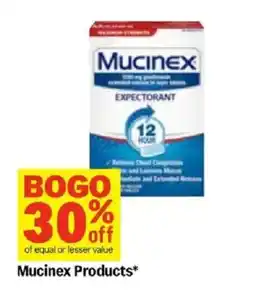 Meijer Mucinex Products offer