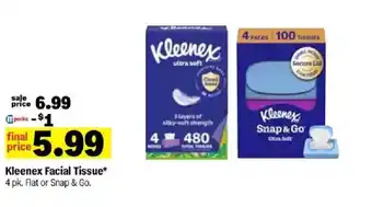Meijer Kleenex facial tissue offer