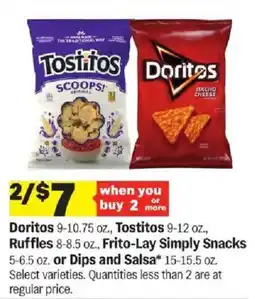 Meijer Doritos and Tostitos offer