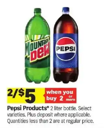 Meijer Pepsi Products offer