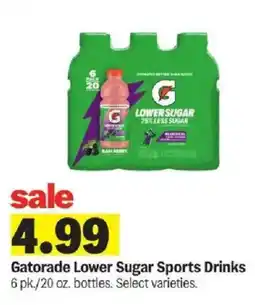 Meijer Gatorade Lower Sugar Sports Drinks offer