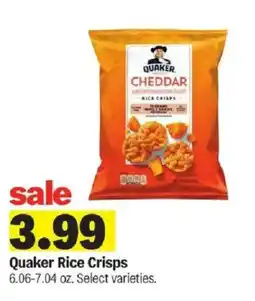 Meijer Quaker Rice Crisps offer