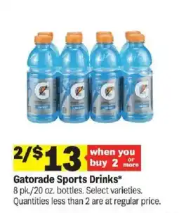Meijer Gatorade Sports Drinks offer