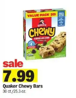 Meijer Quaker chewy bars offer