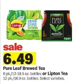 Meijer Pure Leaf Brewed Tea offer