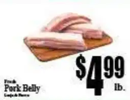 Baja Ranch Fresh Pork Belly offer
