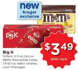 Kroger Big K cola offer