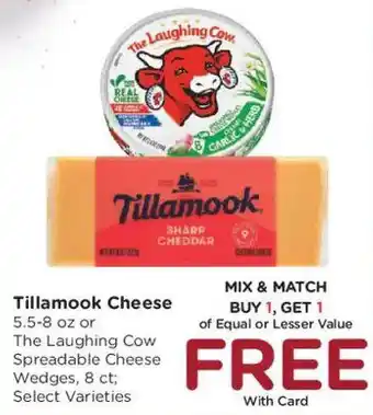 Kroger Tillamook Cheese offer