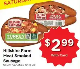Kroger Hillshire Farm Meat Smoked Sausage offer