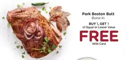 Kroger Pork Boston Butt Bone-In offer