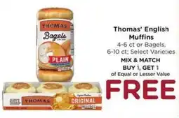 Kroger Thomas' English Muffins offer
