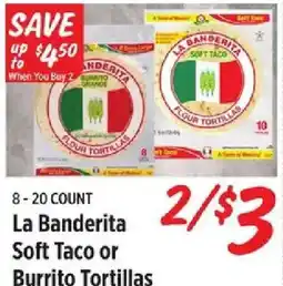 Rouses La Banderita Soft Taco or Burrito Tortillas offer