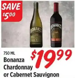 Rouses Bonanza Chardonnay or Cabernet Sauvignon offer