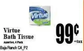 Baja Ranch Virtue bath tissue offer