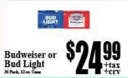 Baja Ranch Budweiser or Bud Light offer