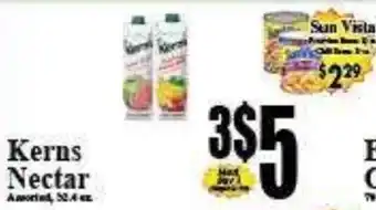 Baja Ranch Kerns Nectar offer