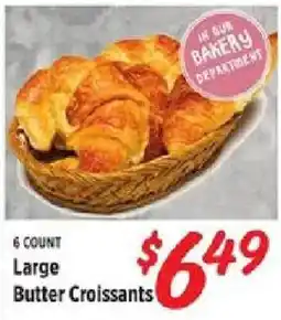 Rouses Large Butter Croissants offer
