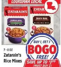 Rouses Zatarain's Rice Mixes offer