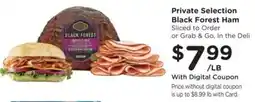 Kroger Private Selection Black Forest Ham offer