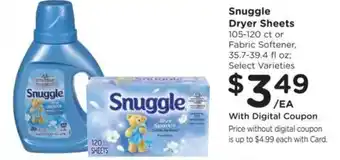 Snuggle Dryer Sheets
