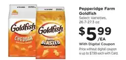 Kroger Pepperidge Farm Goldfish offer