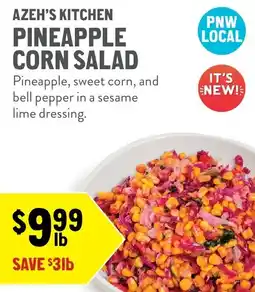 New Seasons Market AzeH's Kitchen Pineapple Corn Salad offer