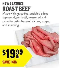 New Seasons Market New Seasons Roast Beef offer