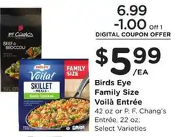 Kroger Birds Eye Family Size Voilà Entrée offer