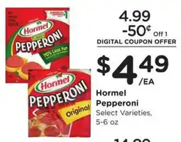 Kroger Hormel Pepperoni offer