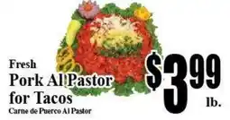 Baja Ranch Fresh Pork Al Pastor for Tacos offer