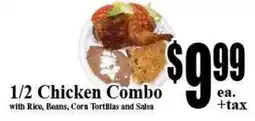 Baja Ranch 1/2 Chicken Combo offer
