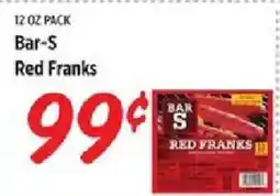 Rouses Bar-S red franks offer