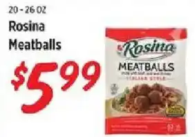 Rouses Rosina Meatballs offer
