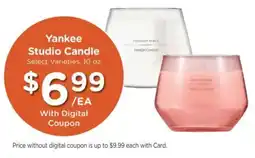 Kroger Yankee Studio Candle offer