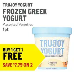 New Seasons Market Trujoy yogurt frozen greek yogurt offer