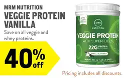 New Seasons Market Mrm nutrition veggie protein offer