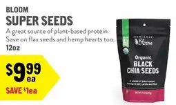 New Seasons Market New Leaf Bloom Organic Black Chia Seeds offer
