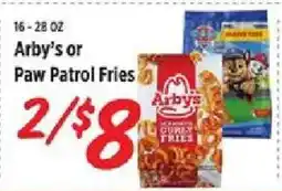 Rouses Arby's or Paw Patrol Fries offer