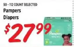 Rouses Pampers Diapers offer