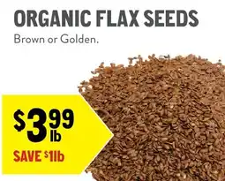 New Seasons Market Organic Flax Seeds offer