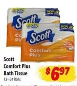 Food Giant Scott Comfort Plus Bath Tissue offer