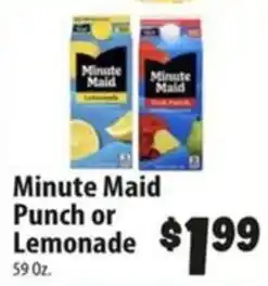 Food Giant Minute Maid Punch or Lemonade offer