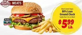 Food Giant Black Canyon Angus Ground Chuck offer